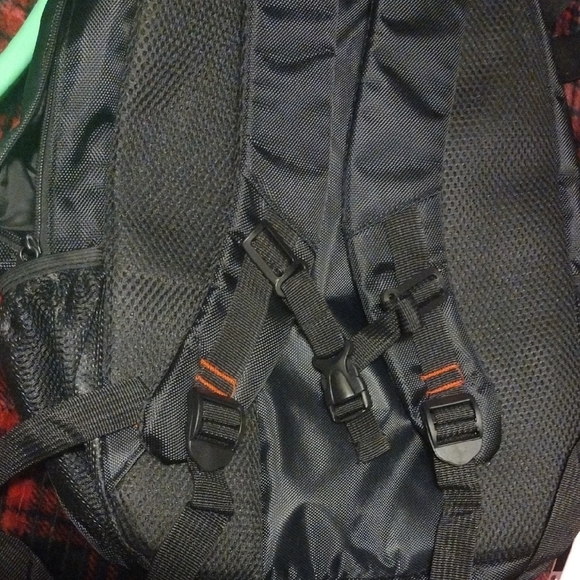 Sleek Black and Gray Backpackwith Laptop Or Tablet Compartment - Picture 10 of 11